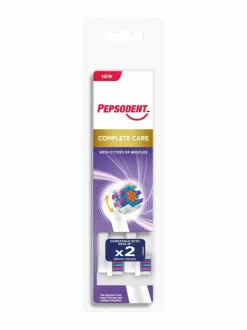 Hammasharjat<Pepsodent Complete Care -harjaspää 2 kpl