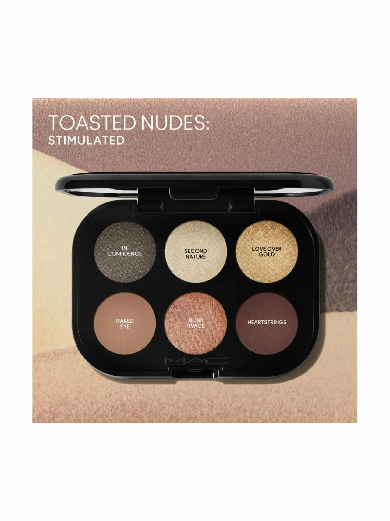 Silmät<MAC Connect In Colour x6 Eye Shadow Palette -luomiväripaletti NUANCED NEUTRALS