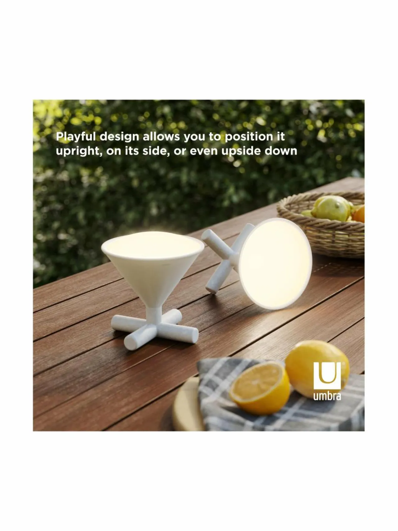 Umbra Cono Portable Smart Lamp -valaisin^ Lamput