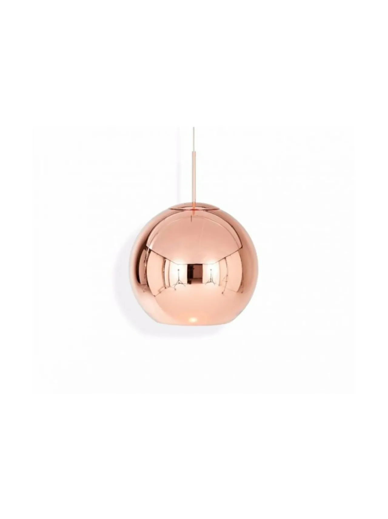 Kattovalaisimet<Tom Dixon Copper Led -riippuvalaisin KUPARI