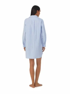 Yö- & Oloasut<Lauren Ralph Lauren Core Poplin -yöpaita 452 FBWST