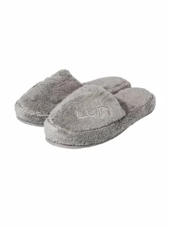 Kylpyhuonetekstiilit<LUIN LIVING Cosy-tohvelit GRANITE