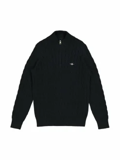 GANT Cotton Cable Half Zip -palmikkoneule^ Neuleet