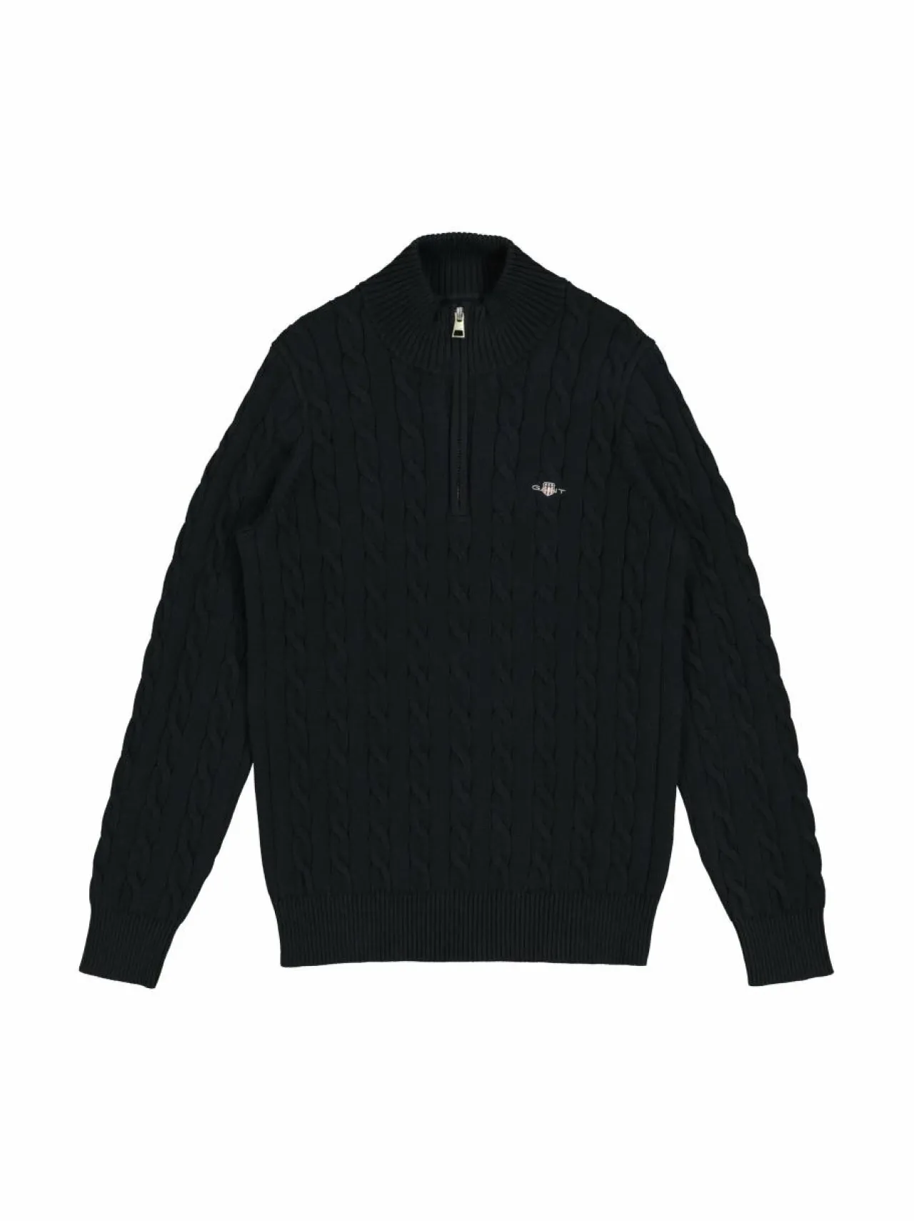 GANT Cotton Cable Half Zip -palmikkoneule^ Neuleet