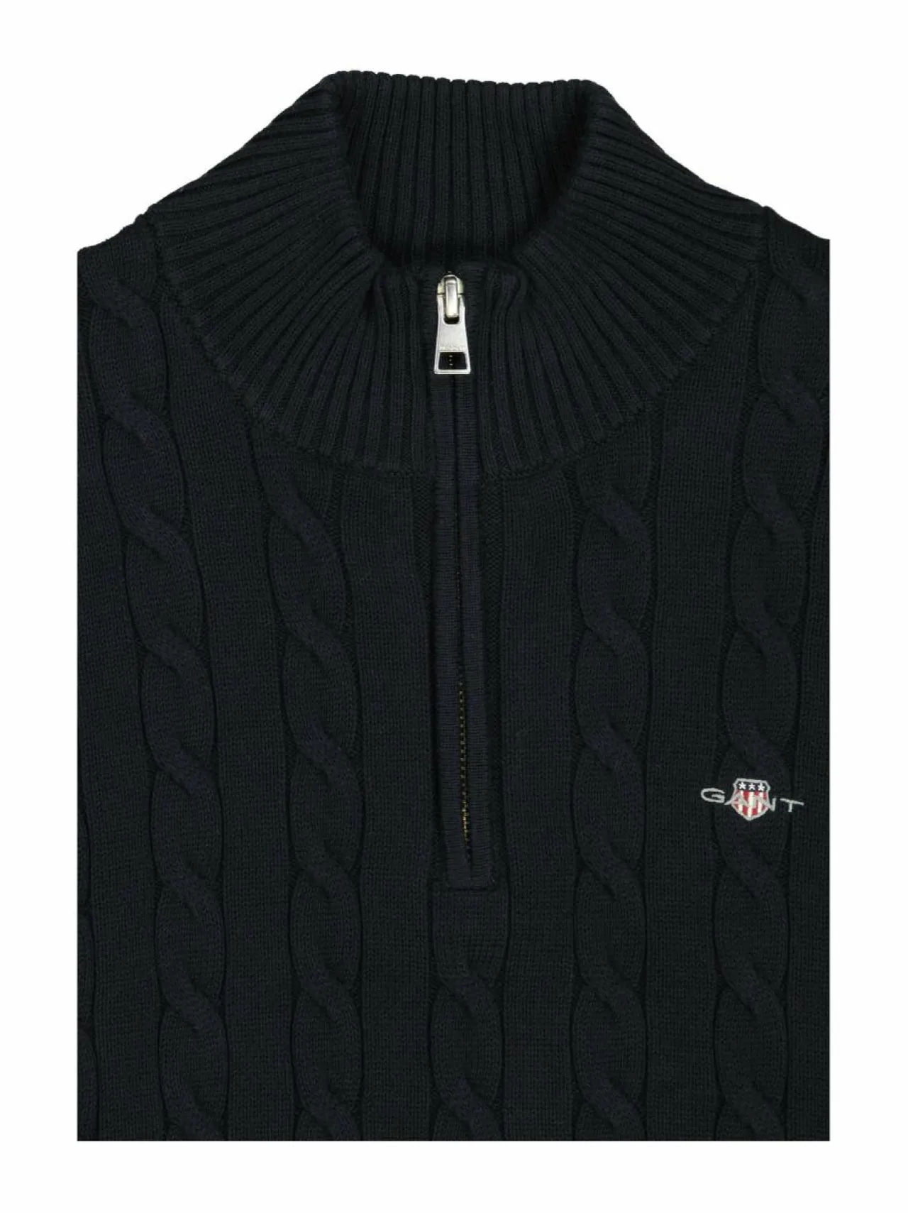 GANT Cotton Cable Half Zip -palmikkoneule^ Neuleet