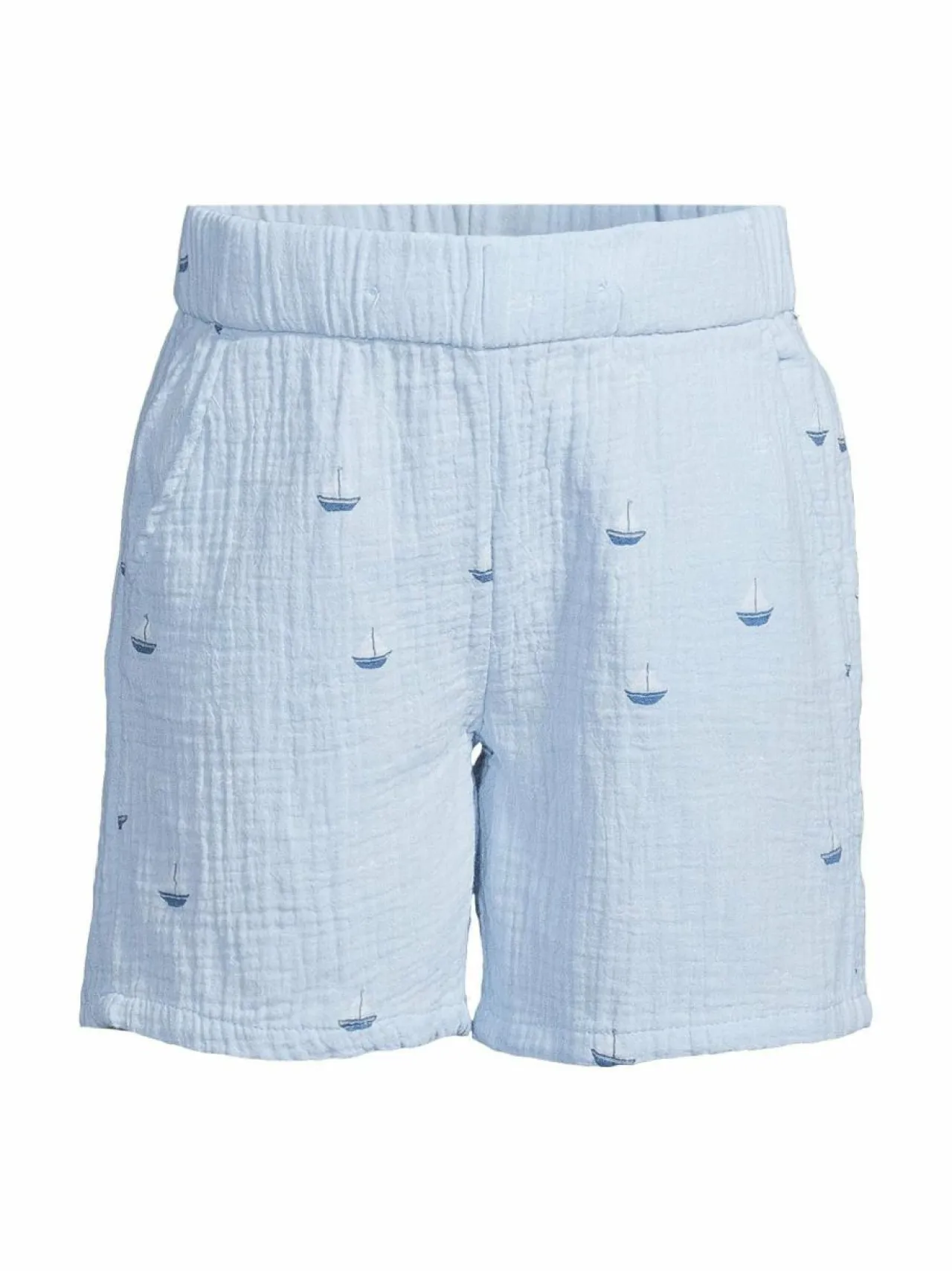 Shortsit<Lindex Cotton Gauze -shortsit 1355 LIGHT BLUE