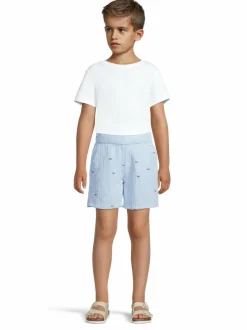 Shortsit<Lindex Cotton Gauze -shortsit 1355 LIGHT BLUE