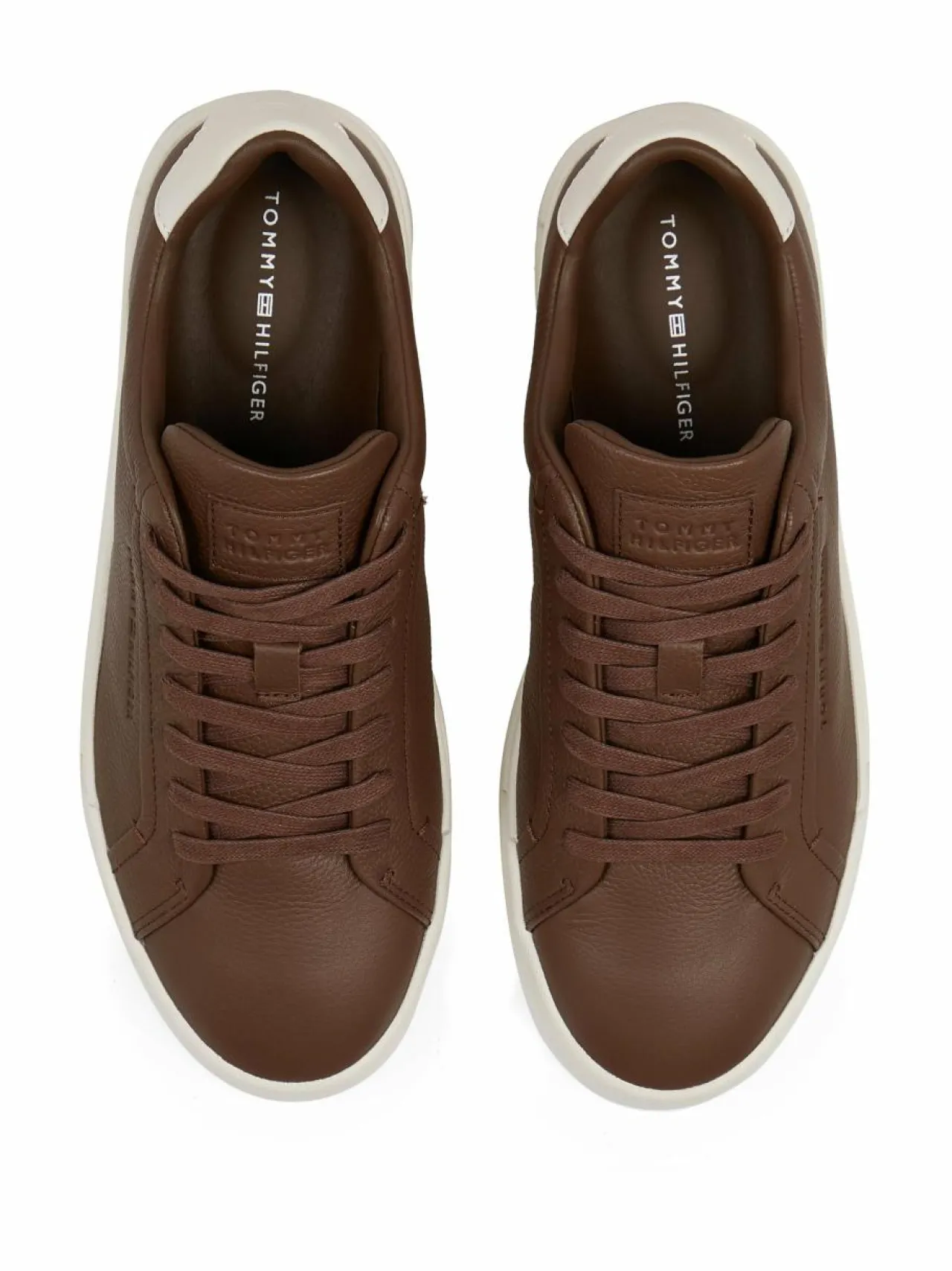 Urheilujalkineet|Tennarit & Sneakerit<Tommy Hilfiger Court Best Tumbled -nahkatennarit GV0 LEGACY BROWN