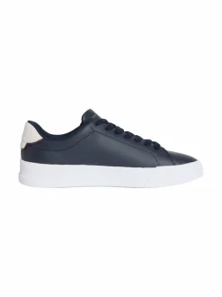 Urheilujalkineet|Tennarit & Sneakerit<Tommy Hilfiger Court Leather Detail Ess -tennarit DW5 DESERT SKY