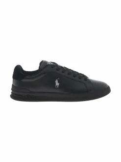 Urheilujalkineet|Tennarit & Sneakerit<Polo Ralph Lauren Court Low Top -nahkasneakerit BLACK/SOFT GREY PP