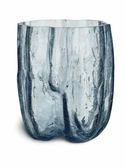 Kosta Boda Crackle-kristallimaljakko 27 cm^ Koriste-Esineet