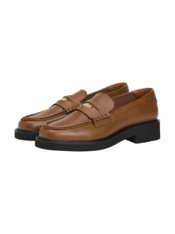 Kävelykengät & Loaferit<Tommy Hilfiger Crest Squarish Penny -loaferit GPA CINNAMON BARK