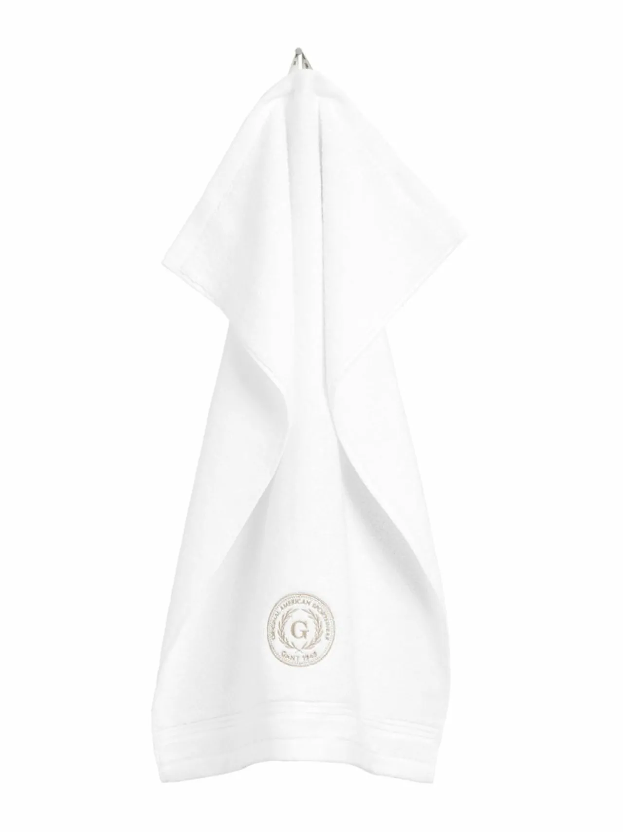 Kylpyhuonetekstiilit<Gant Home Crest-pyyhe 110 WHITE