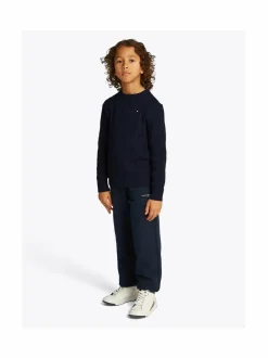 Tommy Hilfiger Crew Neck Cotton Cable Sweater -neule^ Neuleet|Neuleet
