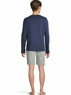 Pyjamat & Kylpytakit<Polo Ralph Lauren Crew-pyjamapaita CRUISE NAVY