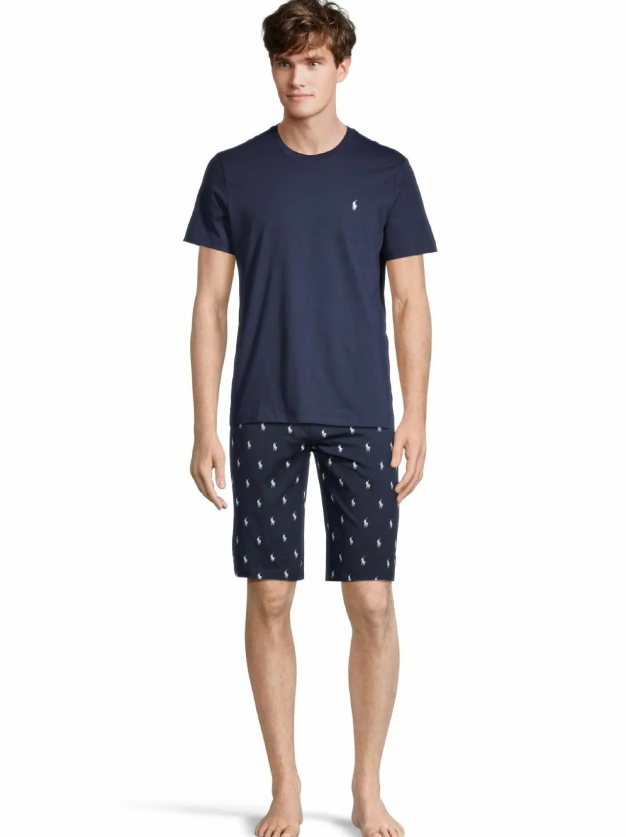 Pyjamat & Kylpytakit<Polo Ralph Lauren Crew-pyjamapaita CRUISE NAVY