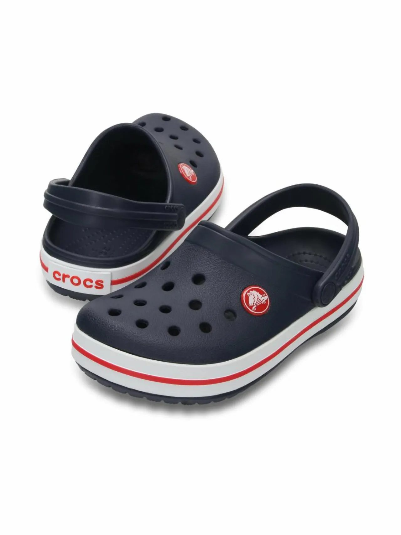 Sandaalit<Crocs Crocband Clog -sandaalit 485 NAVY/RED