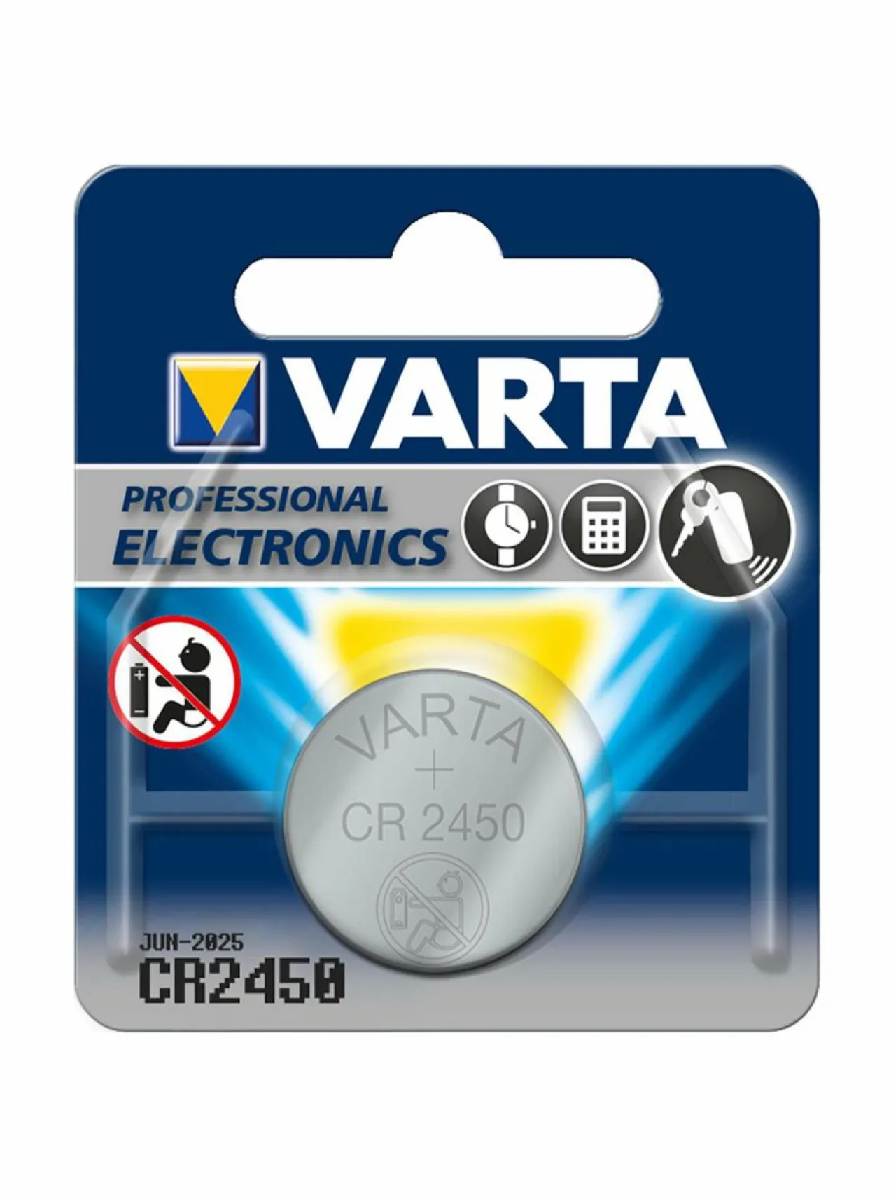 Varta CR2450-paristo^ Lamput