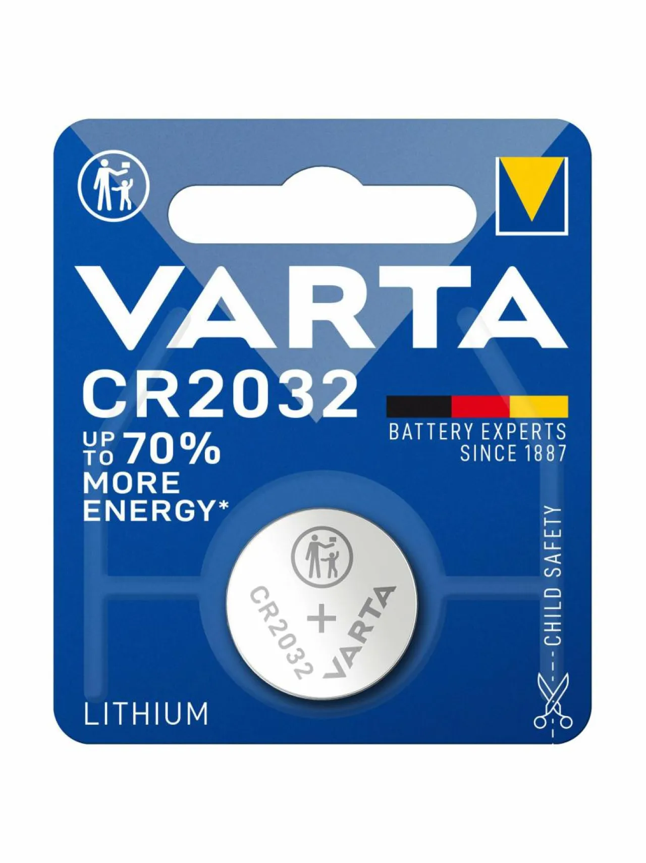 Varta CR2032-paristo^ Lamput