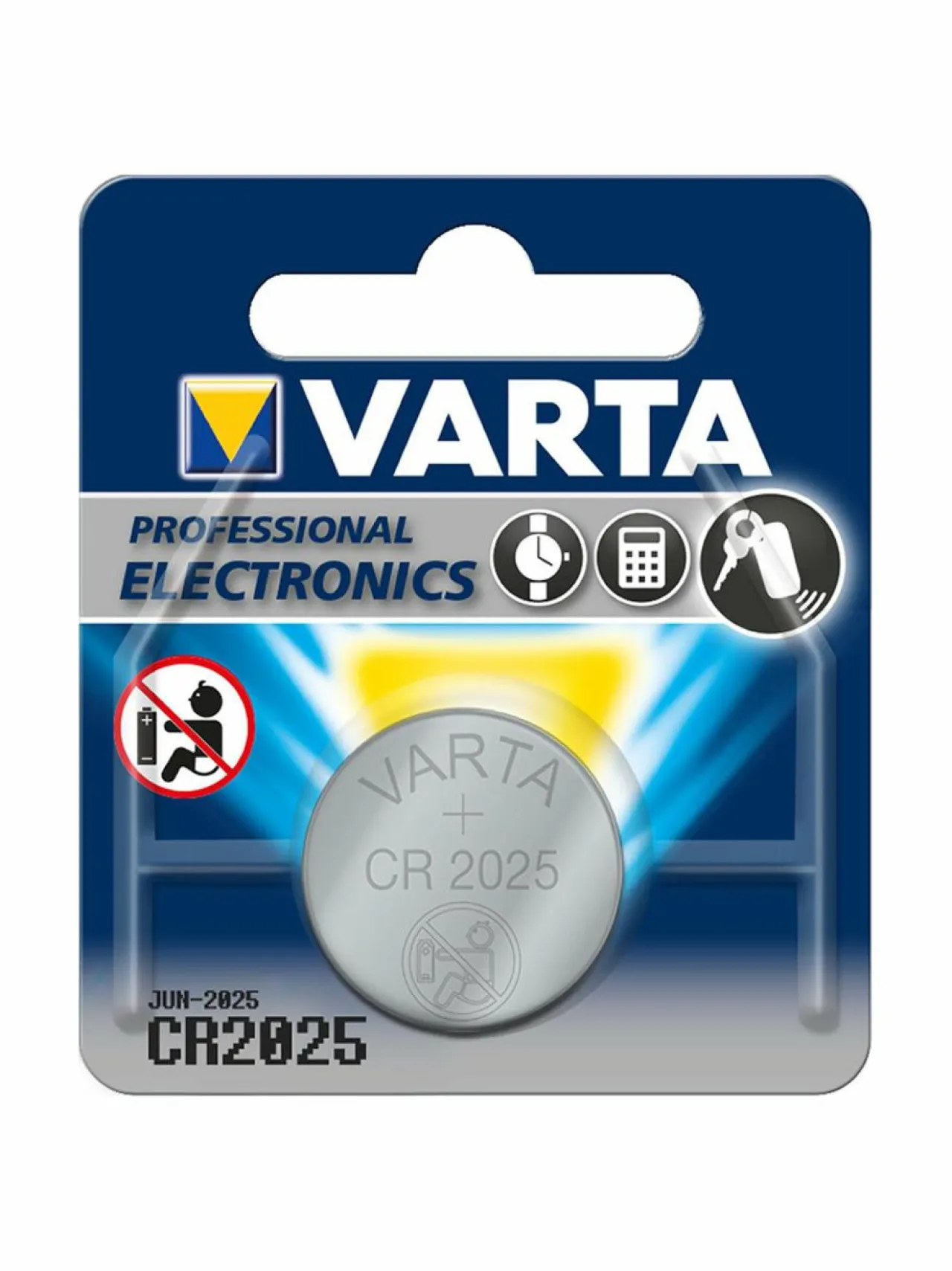 Varta CR2025-paristo^ Lamput