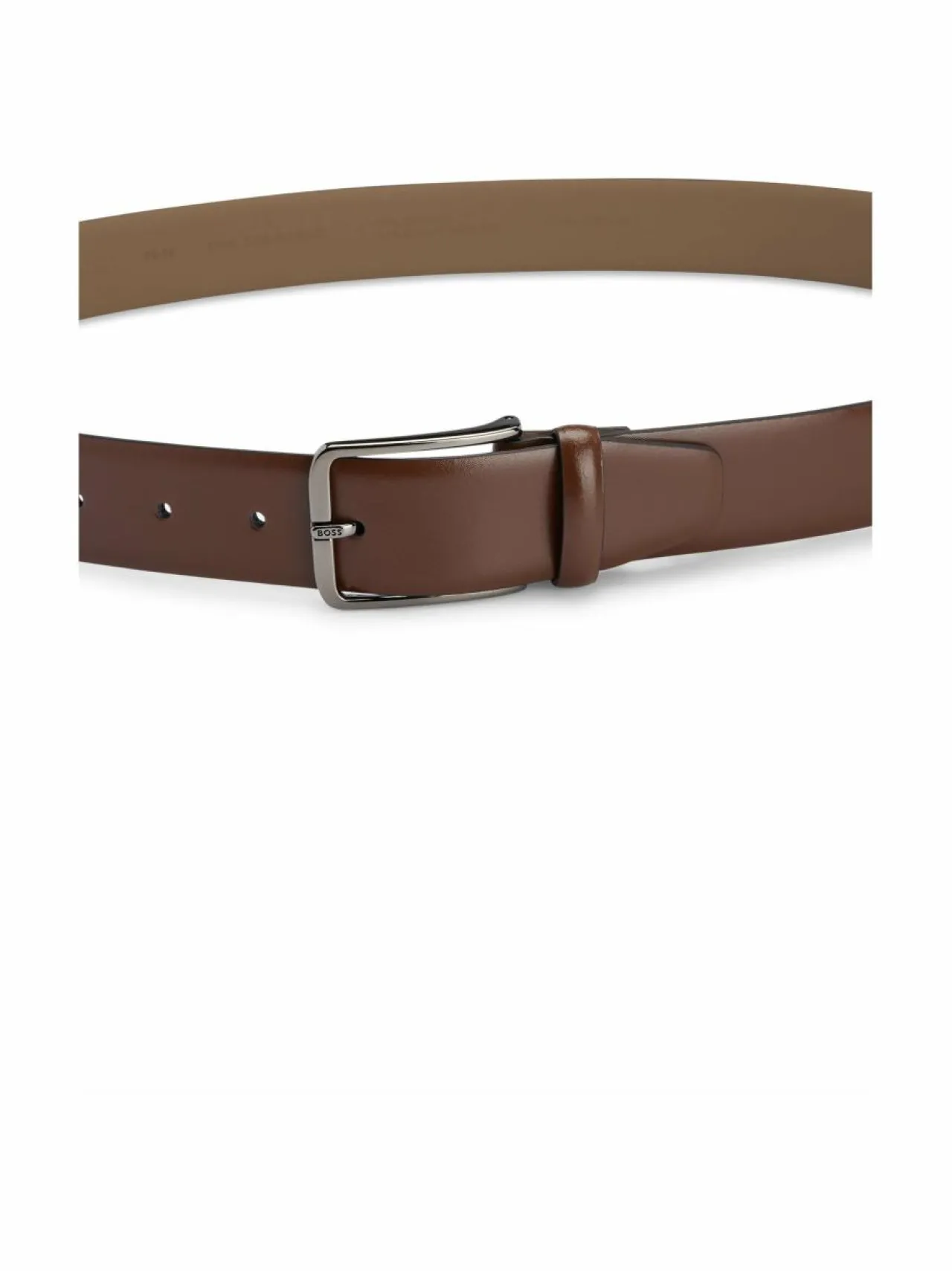 Vyöt<BOSS Crys-nahkavyö 210 MEDIUM BROWN