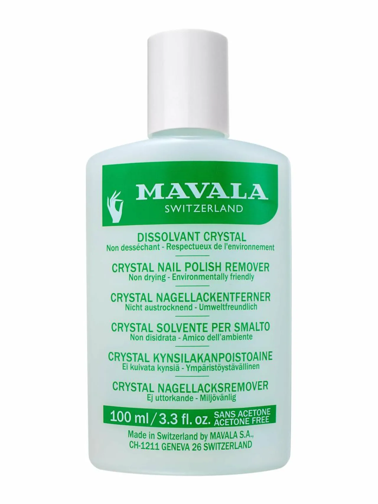 Kynnet<Mavala Crystal Nail Polish Remover -kynsilakanpoistoaine 100 ml