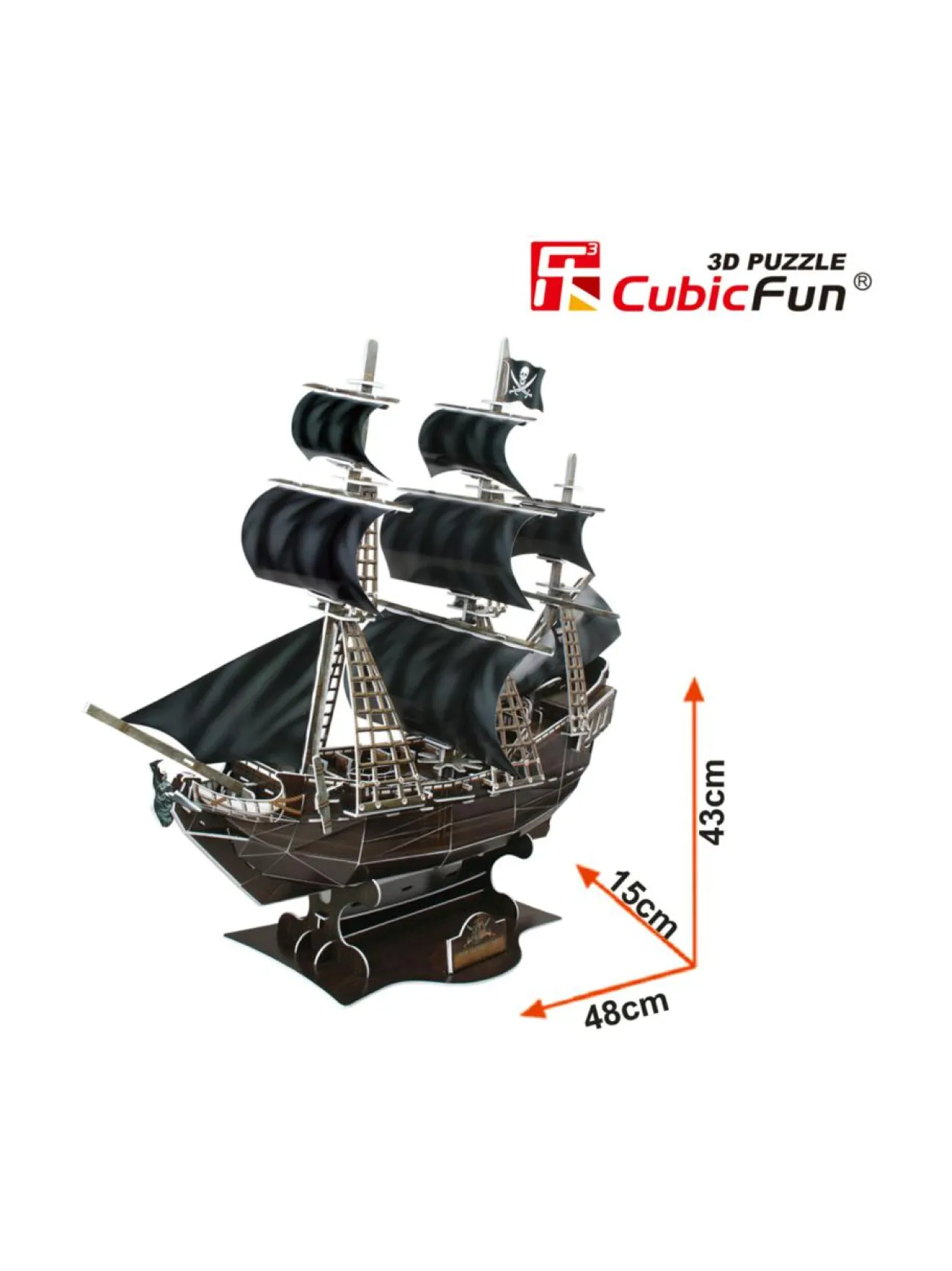 CUBIC FUN CUBICFUN 3D Palapeli The Queen Anne´s Revenge^ Pelit