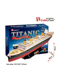 Pelit<CUBIC FUN CUBICFUN 3D palapeli Titanic suuri