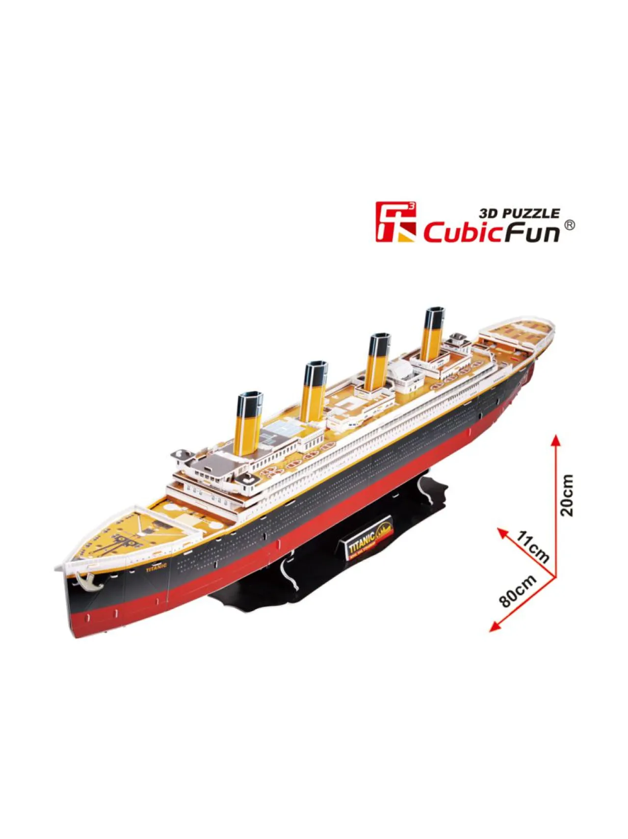 Pelit<CUBIC FUN CUBICFUN 3D palapeli Titanic suuri