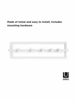 Naulakot & Koukut<Umbra Cubiko 5 Hook -naulakko WHITE