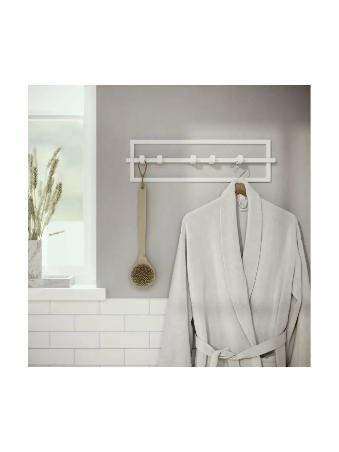 Naulakot & Koukut<Umbra Cubiko 5 Hook -naulakko WHITE
