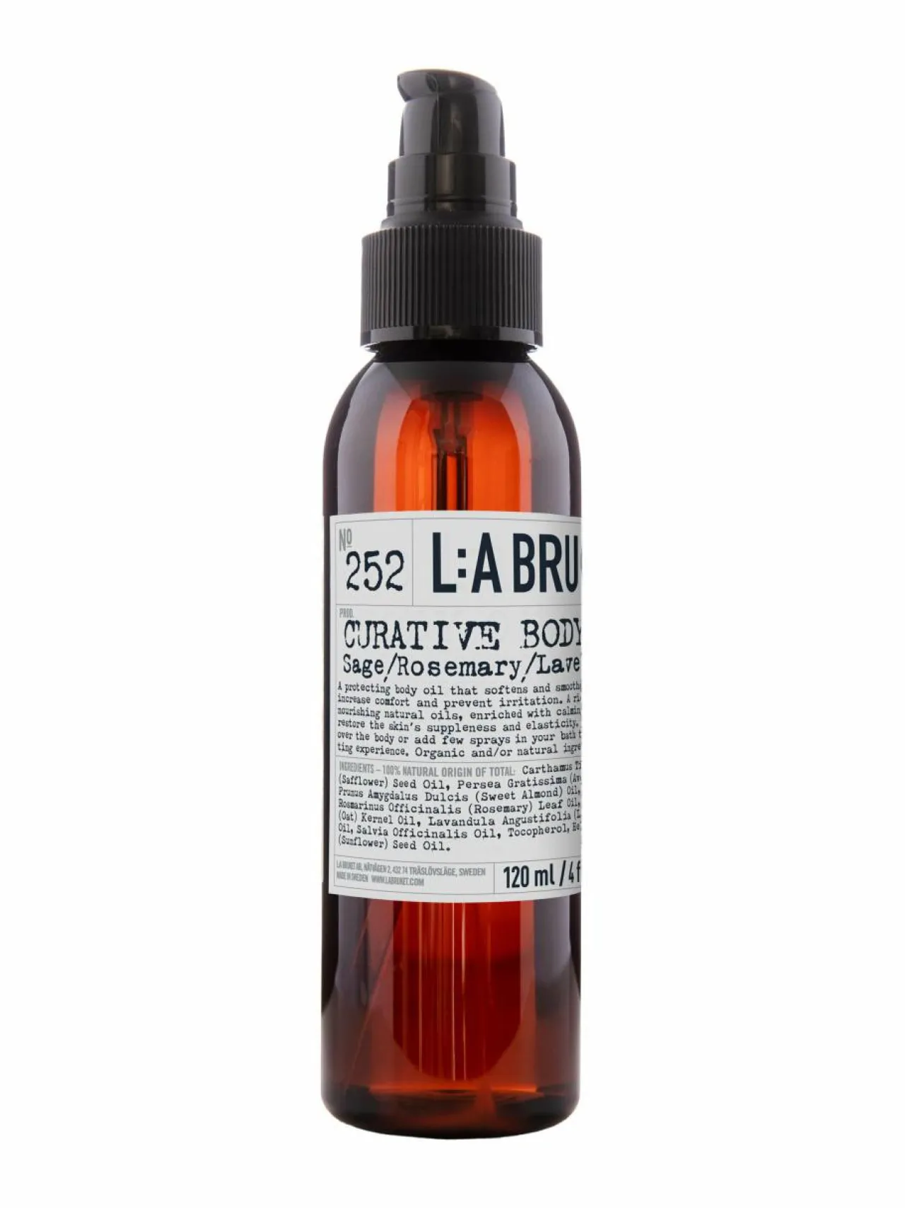 Vartalonhoito<L:A Bruket Curative Body Oil -vartaloöljy