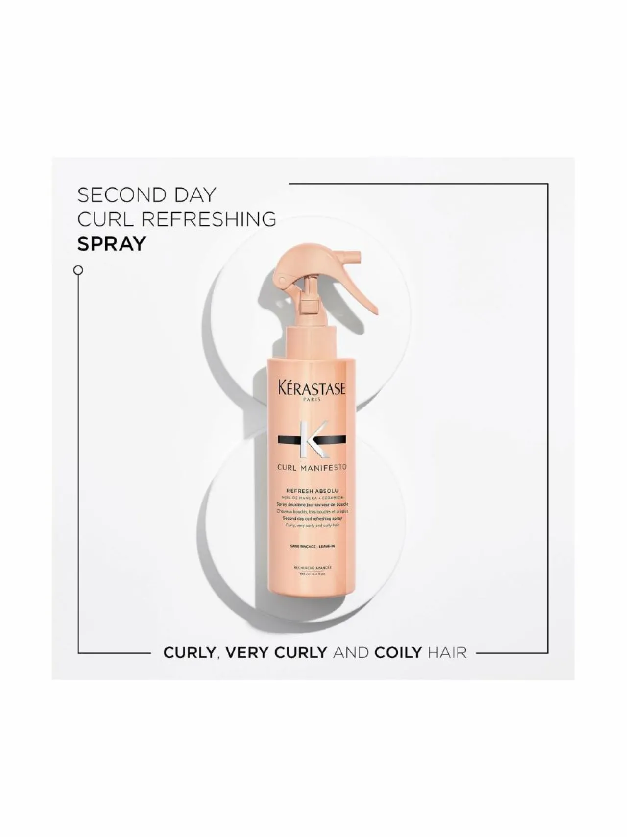 Kerastase Curl Manifesto Refresh Absolu -hiussuihke 190 ml^ Hiustenhoitotuotteet