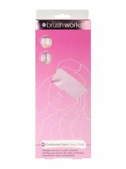 Brushworks Cushioned Satin Sleep Mask -unimaski^ Hygieniatuotteet