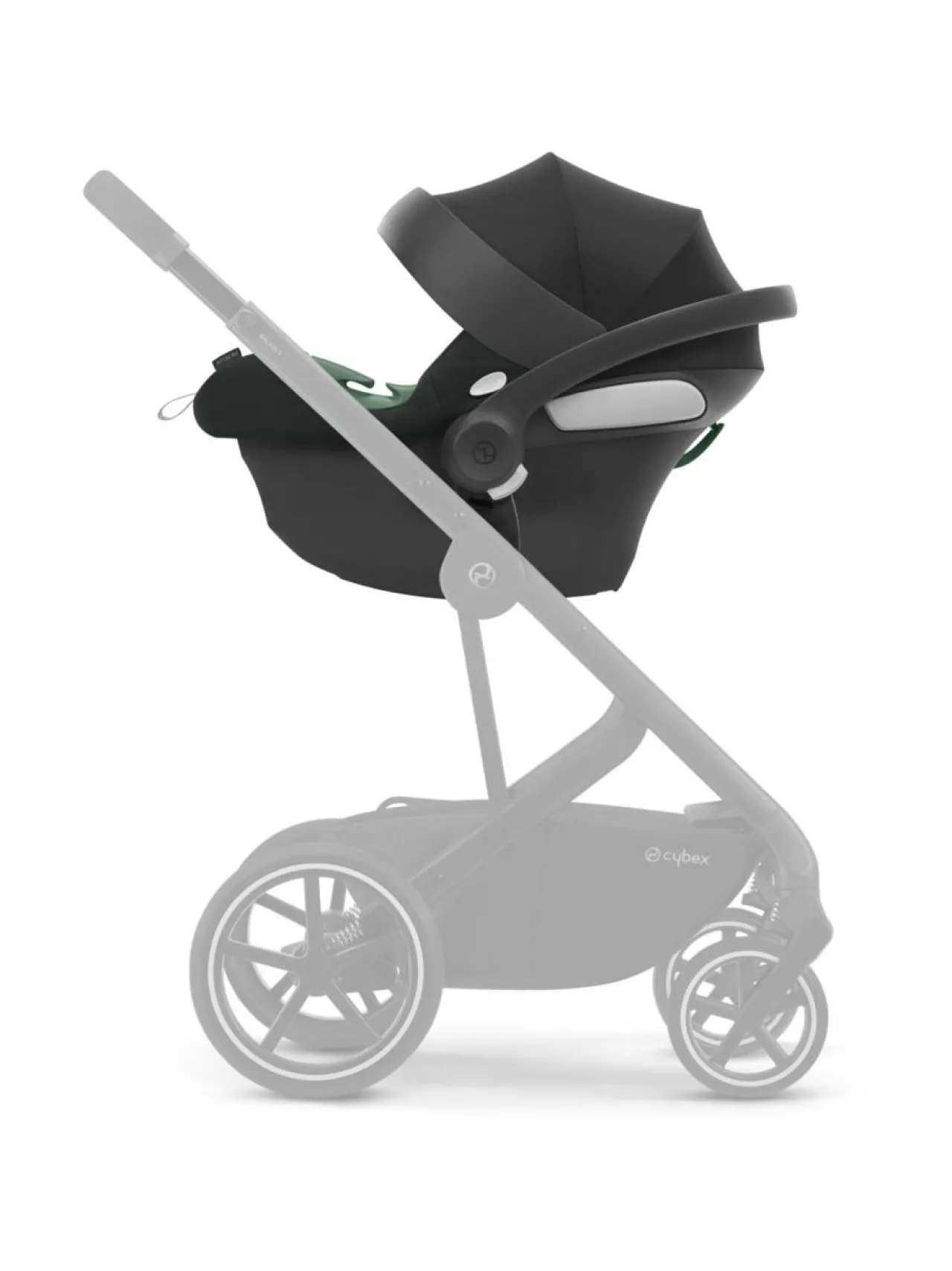 Turvaistuimet<CYBEX Aton B2 i-Size turvakaukalo ja telakka