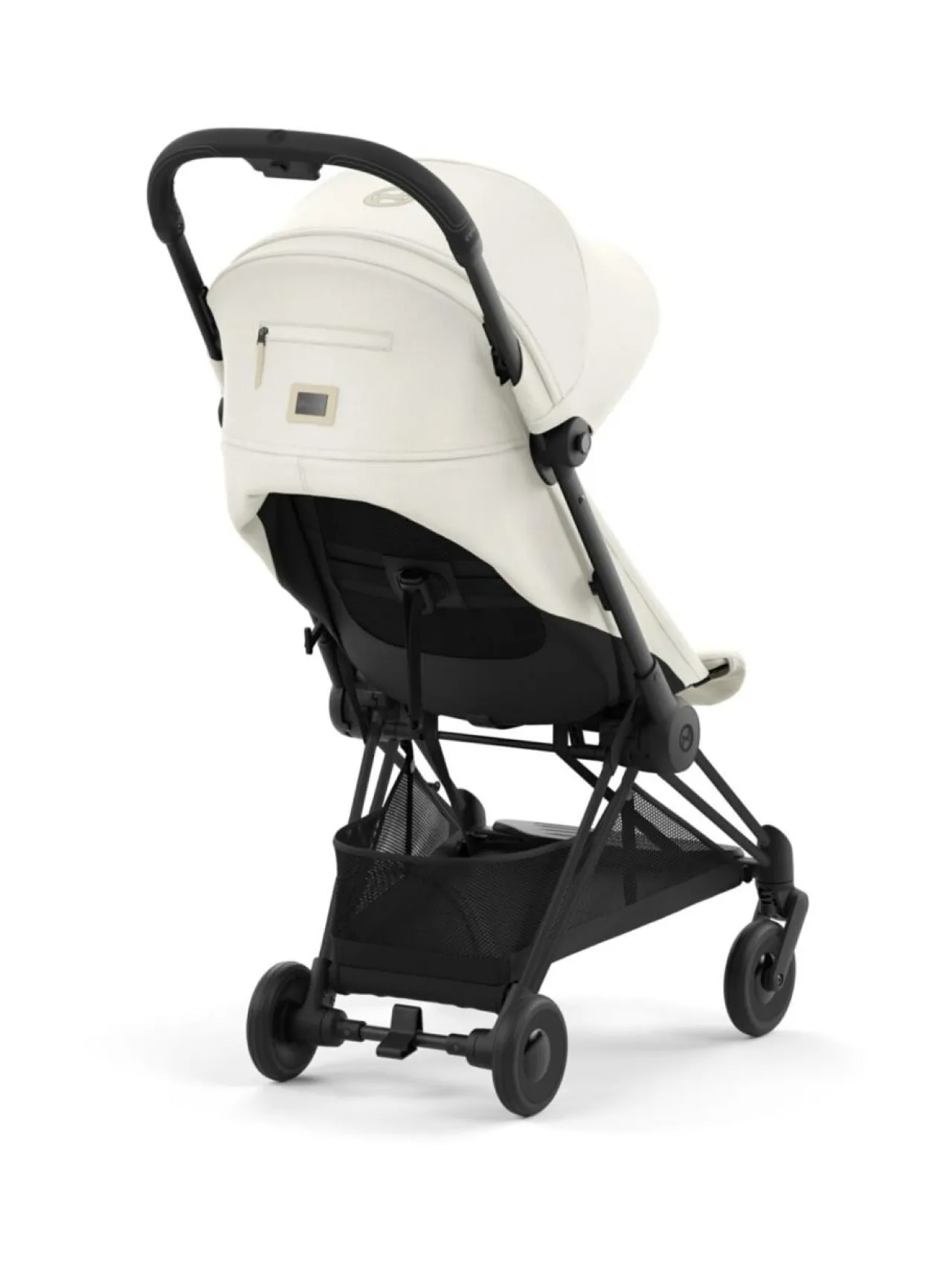Lastenvaunut & -Rattaat<CYBEX Coya matkarattaat ja sadesuoja (Matte Black) LEAF GREEN