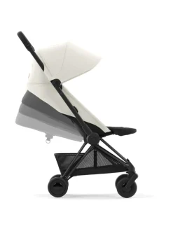 Lastenvaunut & -Rattaat<CYBEX Coya matkarattaat ja sadesuoja (Matte Black) LEAF GREEN