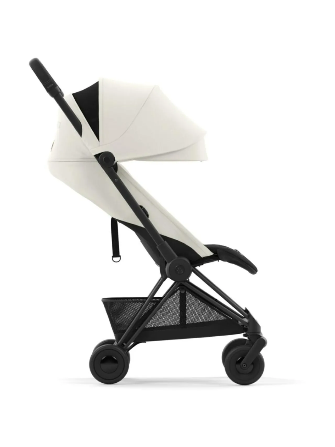 Lastenvaunut & -Rattaat<CYBEX Coya matkarattaat ja sadesuoja (Matte Black) PEACH PINK