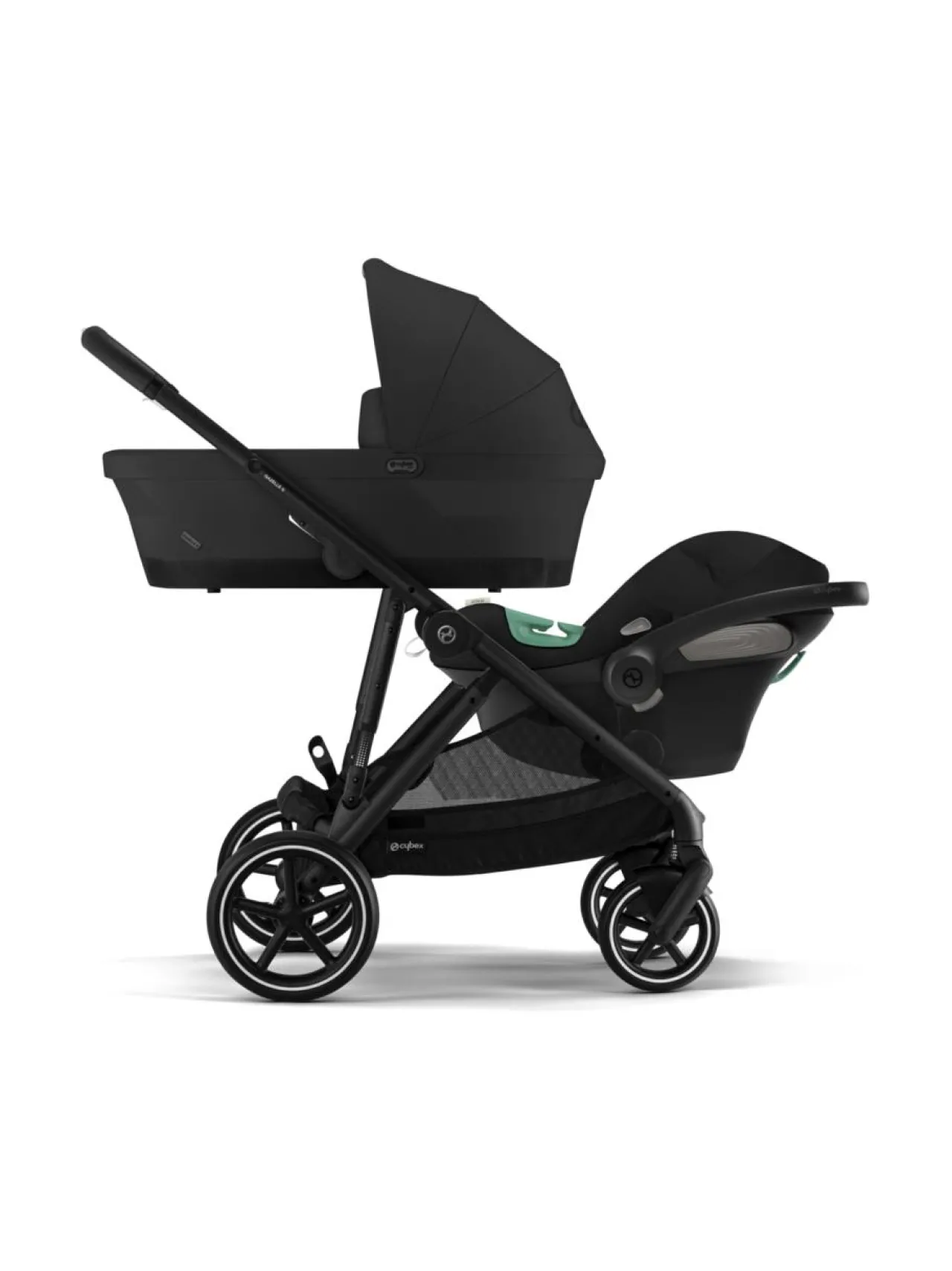Lastenvaunut & -Rattaat<CYBEX Gazelle S yhdistelmävaunut OCEAN BLUE
