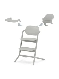 Syöttötuolit<CYBEX Lemo 3in1 set syöttötuoli SUEDE GREY