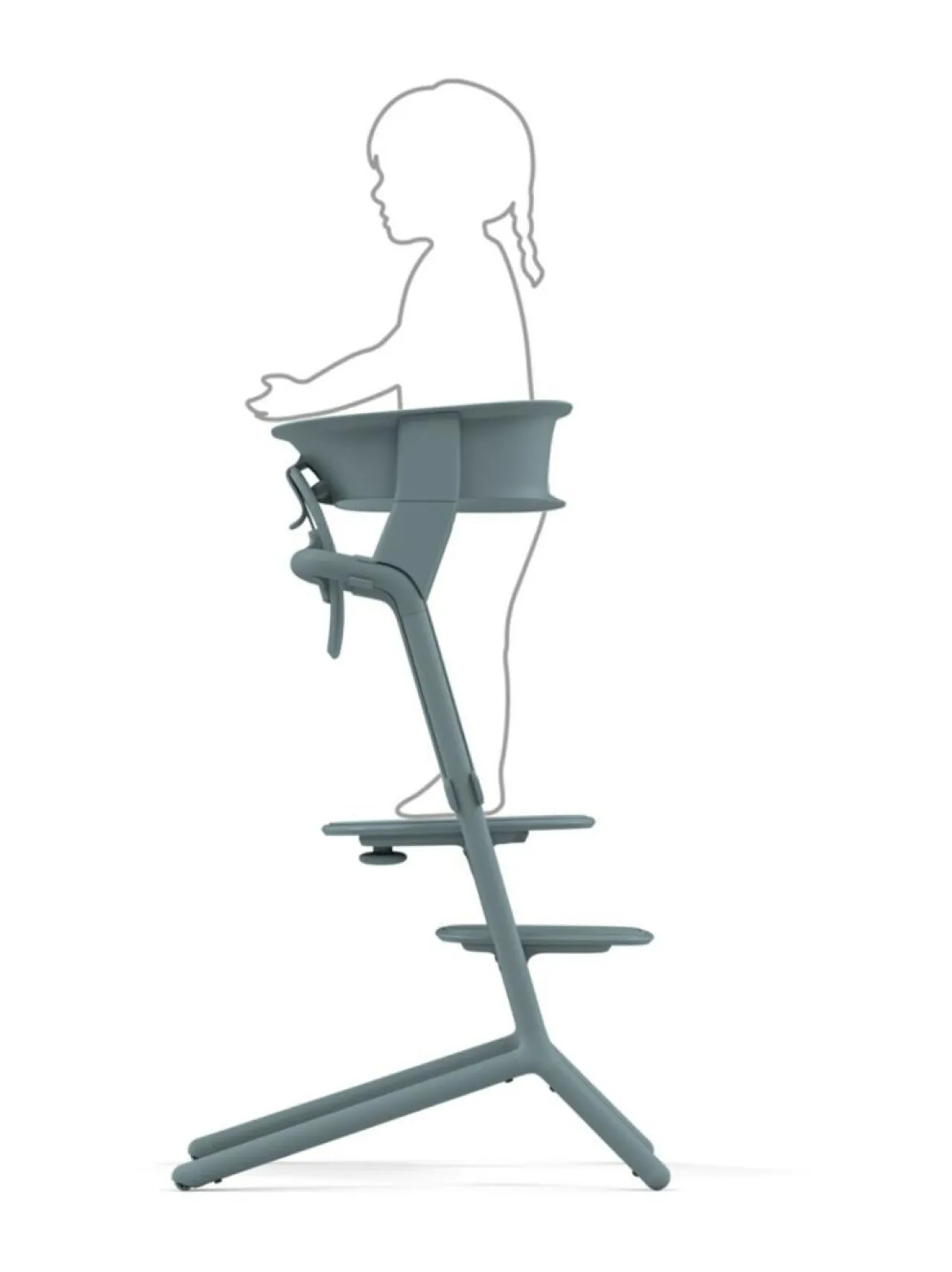 Syöttötuolit<CYBEX Lemo Learning Tower -lisäosa tuoliin ALL WHITE