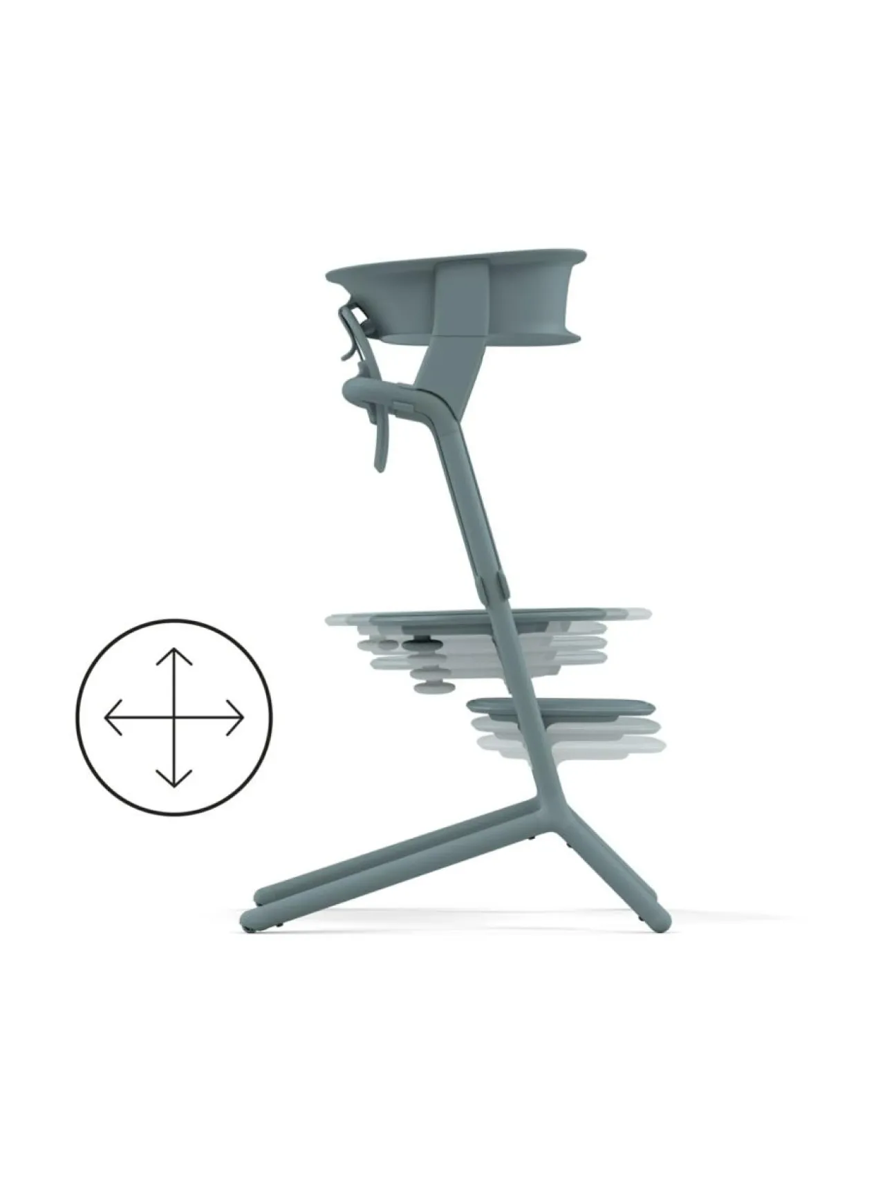 Syöttötuolit<CYBEX Lemo Learning Tower -lisäosa tuoliin STONE BLUE