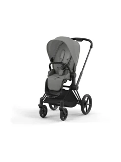 Lastenvaunut & -Rattaat<CYBEX Priam 4 rattaat (Matte/Black) MIRAGE GREY