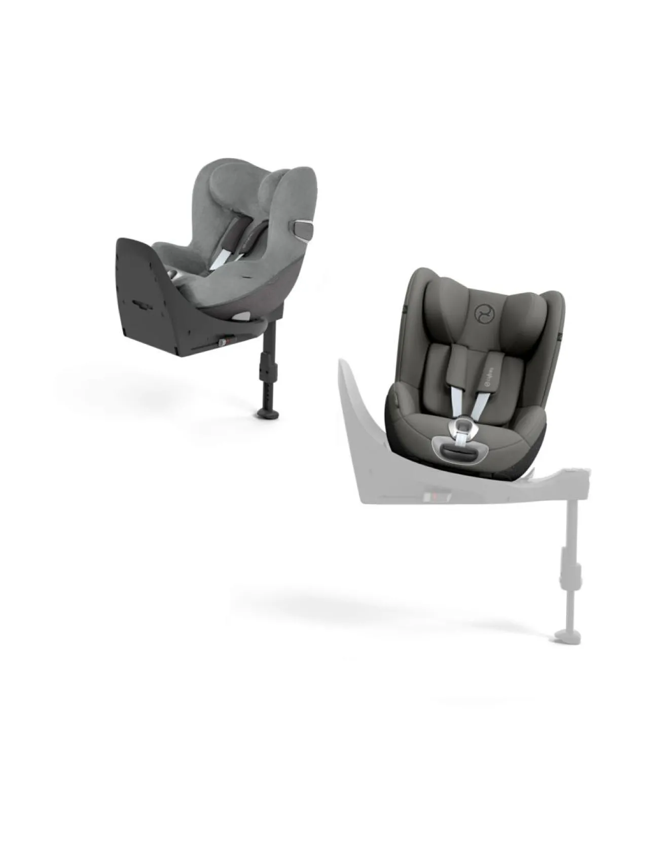 Turvaistuimet<CYBEX Sirona T i-Size turvaistuin ja kesäpäällinen MIRAGE GREY