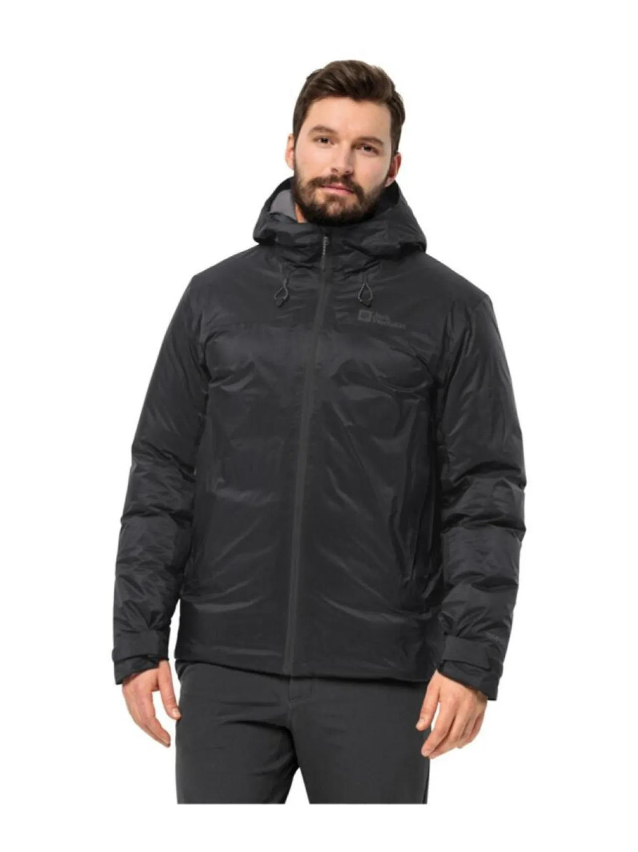 Urheilutakit<Jack Wolfskin CYROX 2L DOWN JKT M BLACK