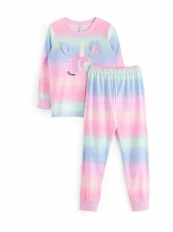 Yöasut & Kylpytakit<Lindex 3D- pyjamapaita ja pyjamahousut 2182 LIGHT PINK