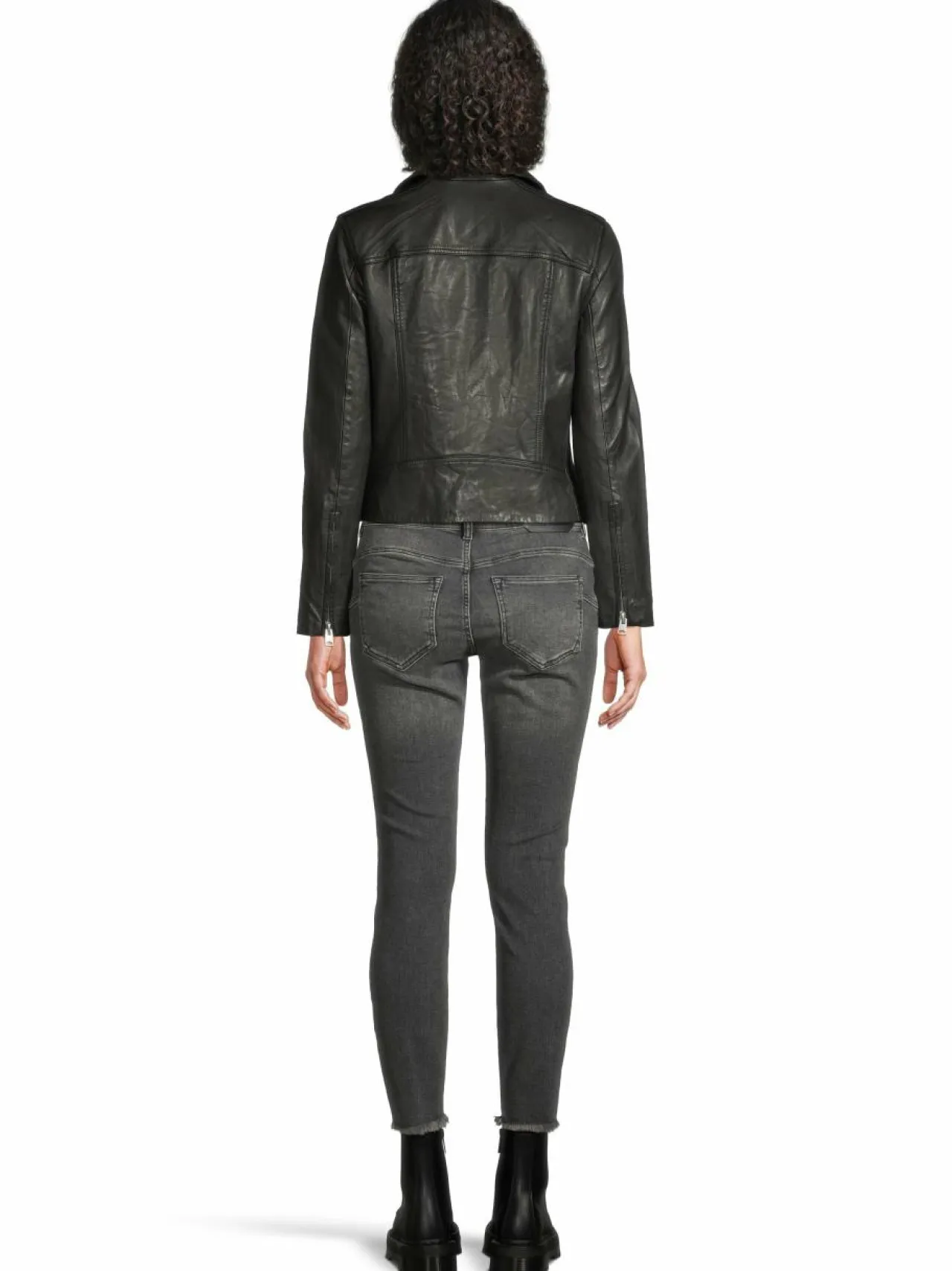 Takit<All Saints Dalby Biker -nahkatakki BLACK