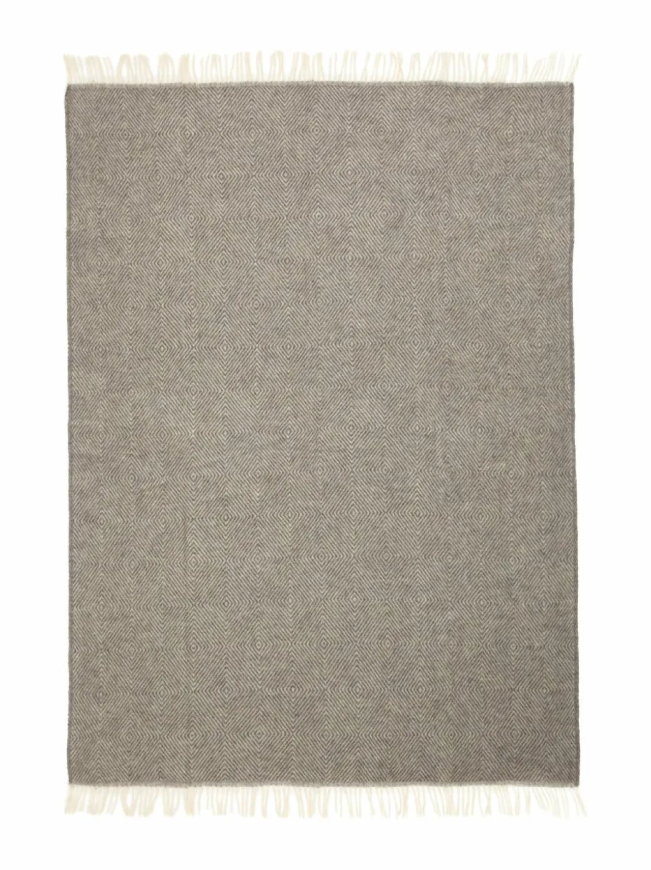 Huovat & Päiväpeitot<Casa Stockmann Danaja-villahuopa 130 x 200 cm NATURAL WHITE/GREY 0109