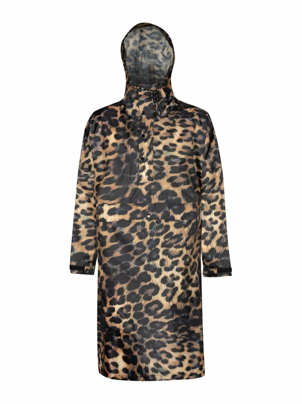 Takit<RAINKISS Dark Leopard -sadeponcho BROWN