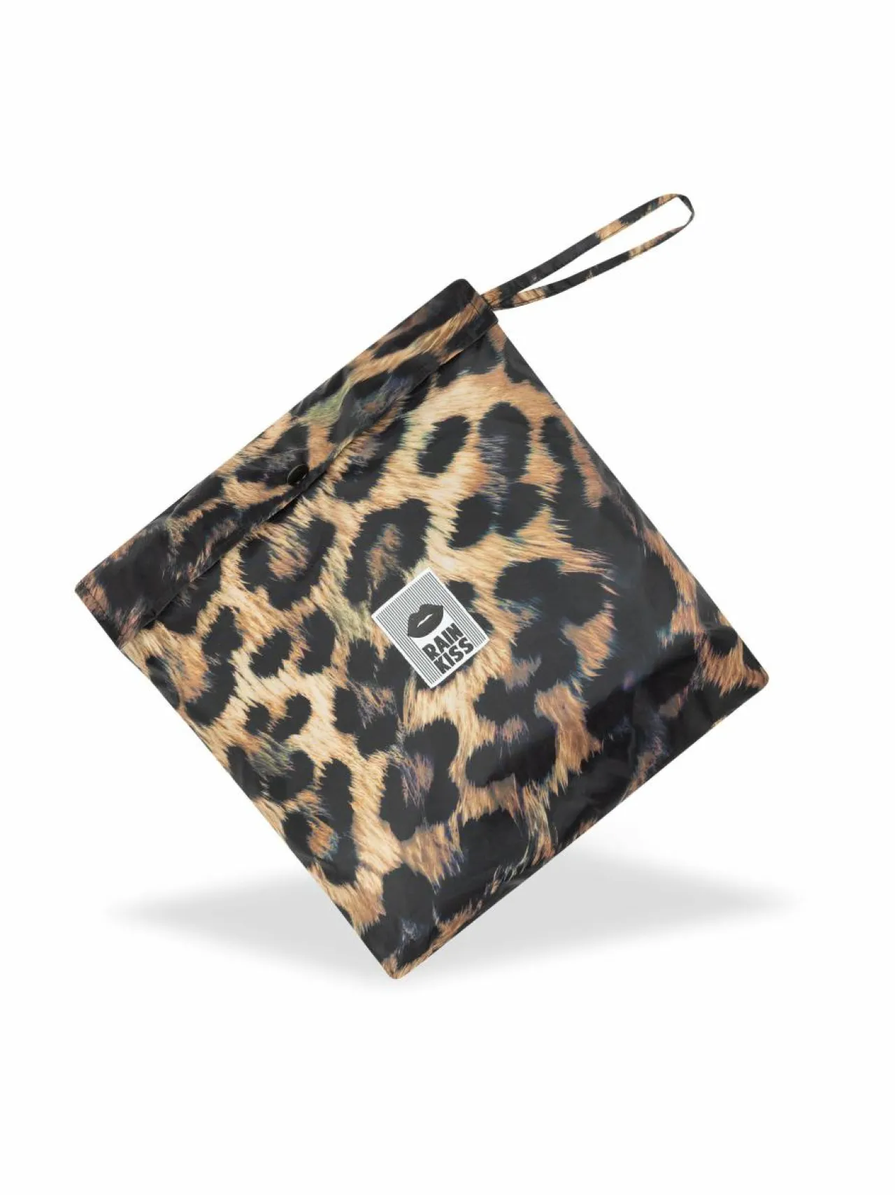 Takit<RAINKISS Dark Leopard -sadeponcho BROWN